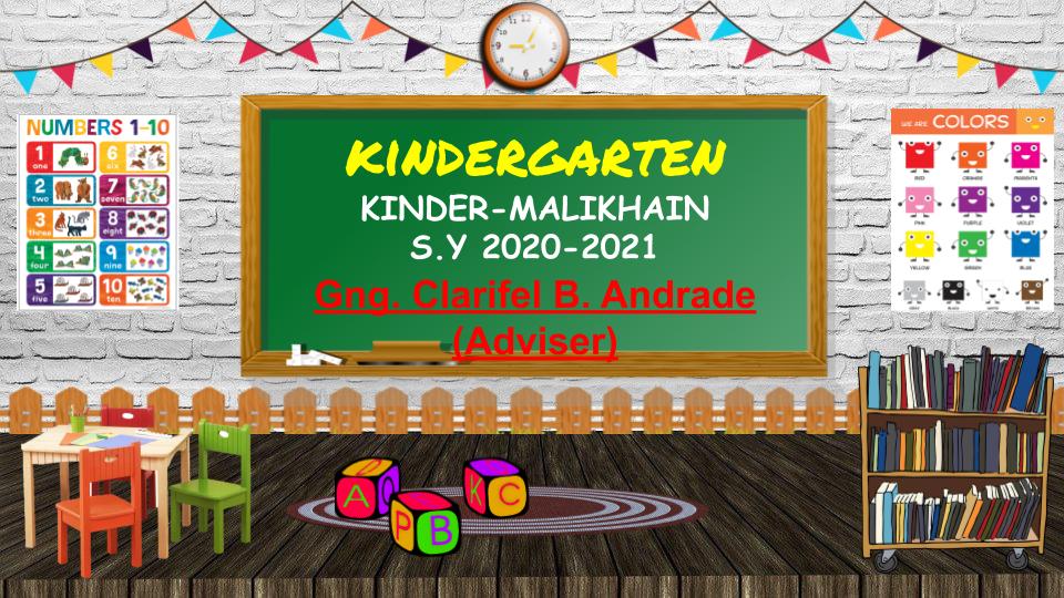 Literacy and Numeracy Kindergarten Malikhain