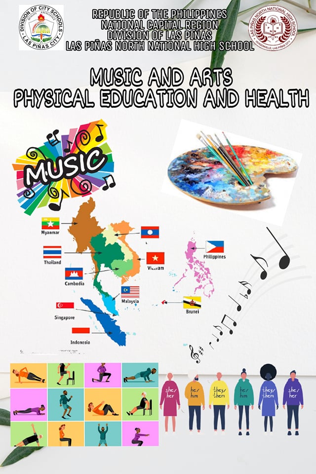 Music, Arts, Physical Education and Health 8 First Quarter