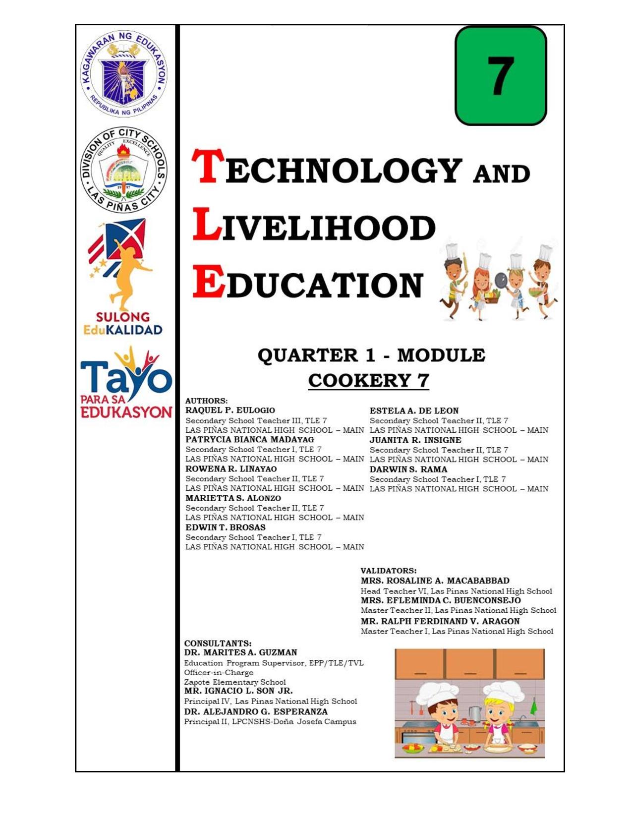 305432-Golden Acres NHS Grade 7 TECHNOLOGY AND LIVELIHOOD EDUCATION