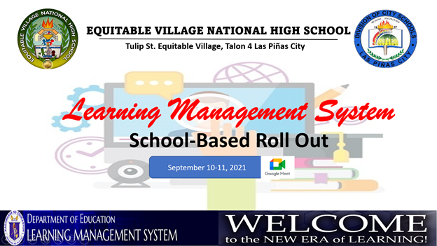 EVNHS - LMS School Roll Out