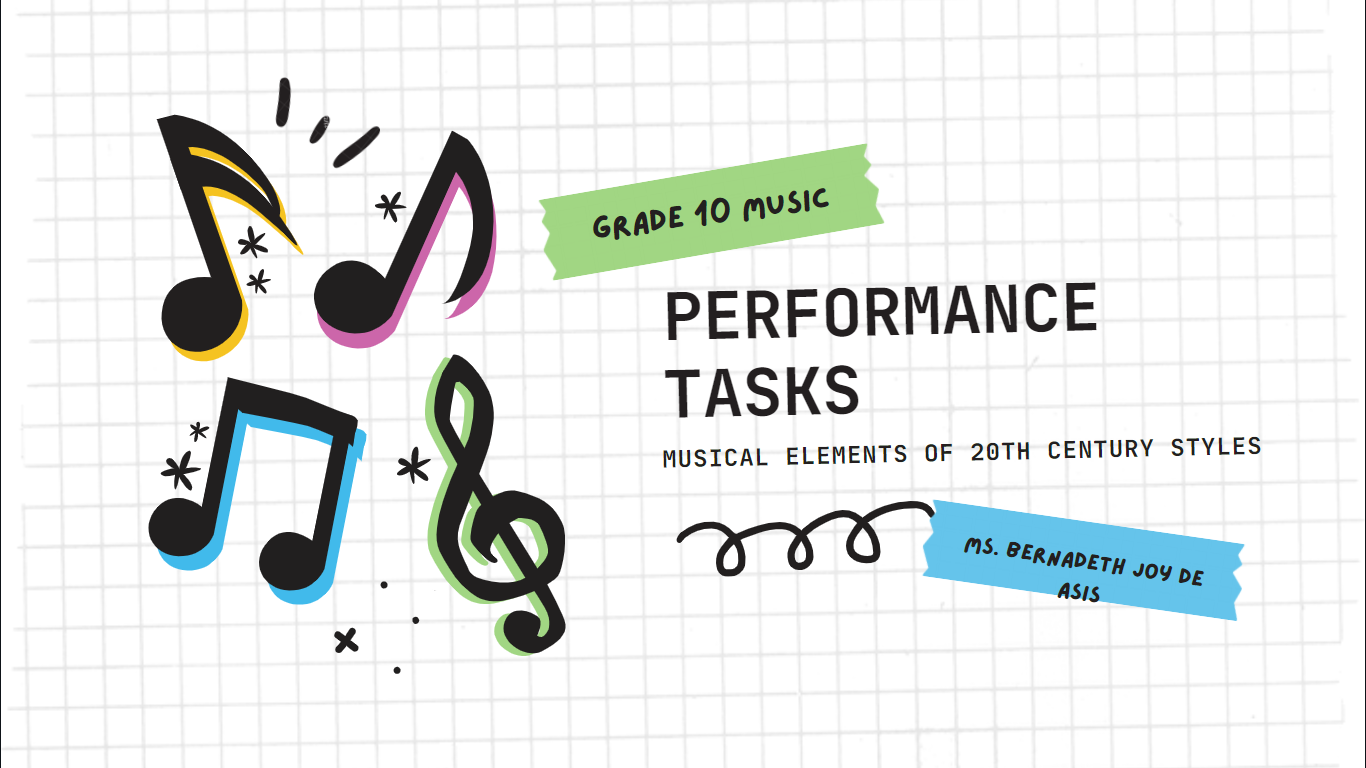 Grade 10 Music Q1 Performance Task